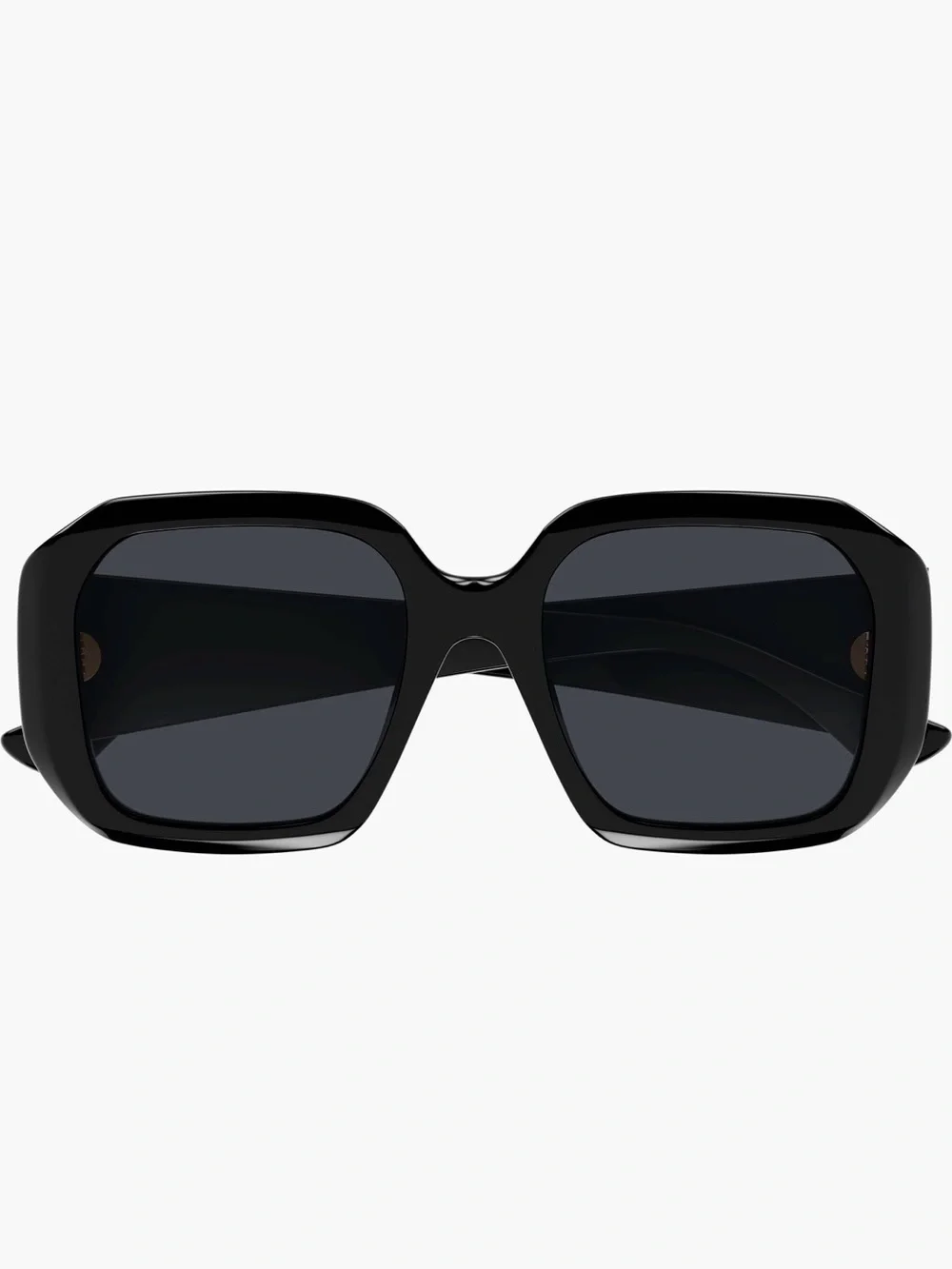 Chloé 54mm Square Sunglasses BLACK NWOT w case and cleaning cloth